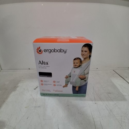ERGOBABY ALTA HIP SEAT ALL-POSITION BREATHABLE MESH HIP SEAT & CARRIER - 12-45LBS - ONYX BLACK (MODEL:BCHIPSFMONYX) image 3