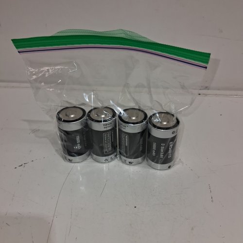 4PK TITUS LITHIUM BATTERIES - D SIZE, 3.6 V, 19000 MAH (MODEL: ER34615) image 5