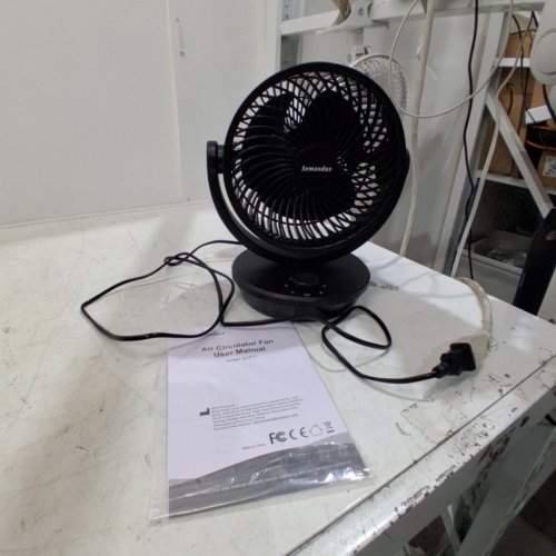 SEMZODAX QUIET AIR CIRCULATOR FAN - 28W, 100-240V - BLACK (MODEL: ACF01) image 3