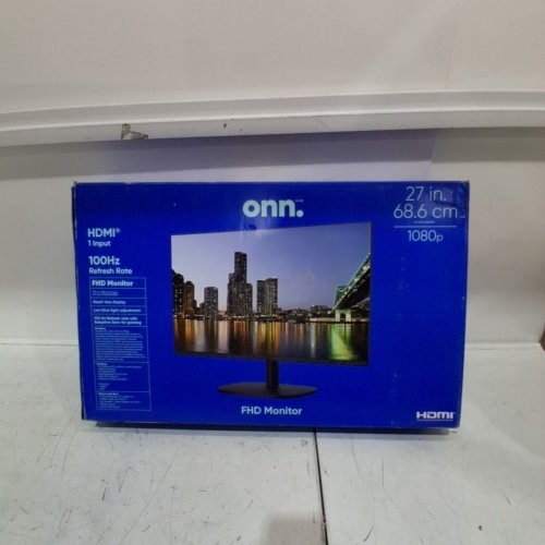 ONN. 27" FHD (1920 X 1080P) LED BACKLIT COMPUTER MONITOR - BLACK (MODEL: 100140684) image 6