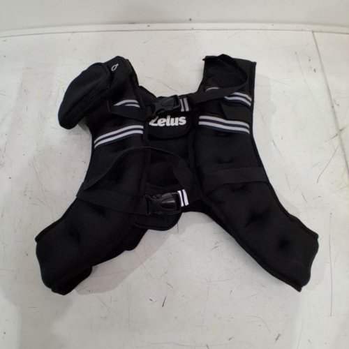 ZELUS WEIGHTED VEST WITH REFLECTIVE STRIPE FOR WORKOUT AND STRENGTH TRAINING - 30LB - BLACK image 3