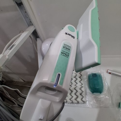 SHARK STEAM MOP - WHITE/SEAFOAM BLUE (MODEL: S1000C X3) image 2