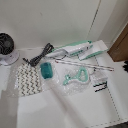 SHARK STEAM MOP - WHITE/SEAFOAM BLUE (MODEL: S1000C X3) image 3