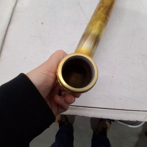 EVERFLOW ROUGH BRASS SLIP JOINT WASTE BEND - 1-1/2" X 24" - BRASS (MODEL: 21924) image 4