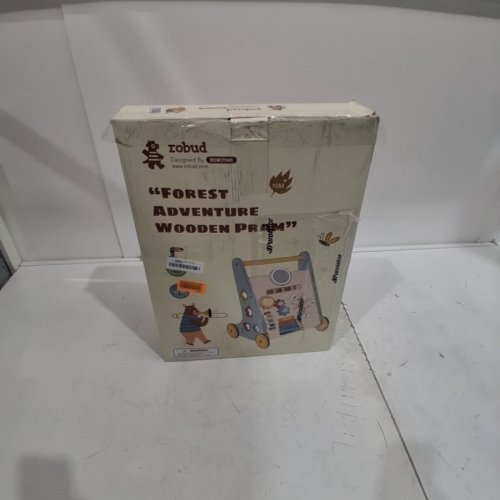 ROBUS BY ROBOTIME KIDS WOODEN FOREST ADVENTURE PRAM - 18.5"X15"X13.4" - MULTICOLOR - (MODEL: RB-WG368) image 3