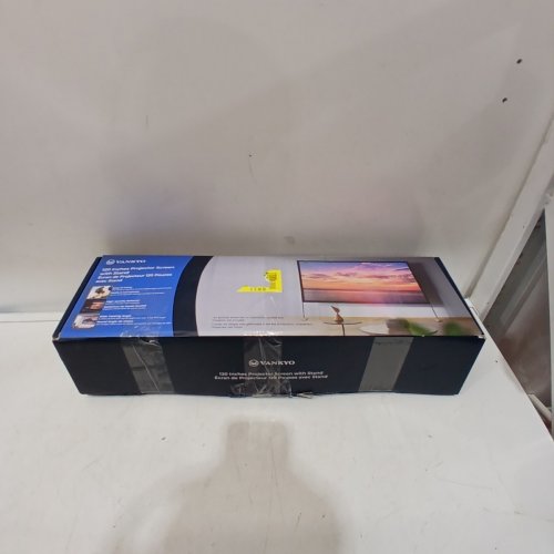 VANKYO PROJECTOR SCREEN WITH STAND - 120" X 48" - BLACK/WHITE image 4