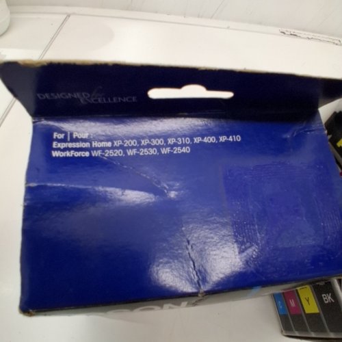 11 *EXPIRED* ASSORTED EPSON 200 SERIES INK CARTRIDGES - HIGH CAPACITY BLACK, STANDARD CAPACITY BLACK, CYAN, MAGENTA, YELLOW image 2