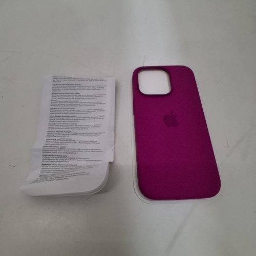 APPLE SILICONE CASE WITH MAG SAFE FOR IPHONE 16 PRO - FUCHSIA (MODEL: A3315) image 2