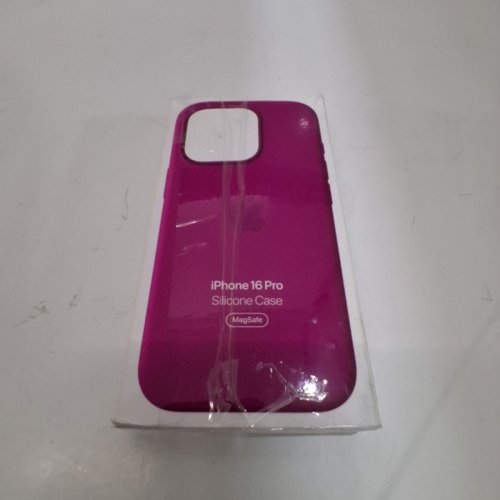 APPLE SILICONE CASE WITH MAG SAFE FOR IPHONE 16 PRO - FUCHSIA (MODEL: A3315) image 3