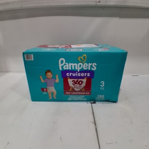 132PK PAMPERS CRUISERS 360° GAP-FREE FIT DIAPERS - SIZE 3 (16-28LBS) image 3