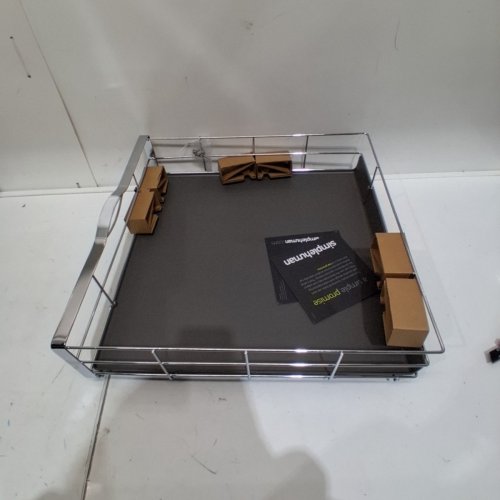 SIMPLE HUMAN PULL OUT KITCHEN CABNIET ORANIZER, STEEL FRAME 20" image 2