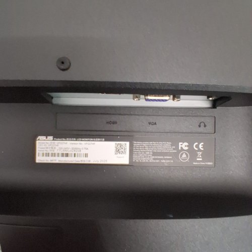 ASUS EYE CARE LOW BLUE LIGHT MONITOR - 22" - 1080P / 100HZ - BLACK (MODEL: VP227HF) image 7