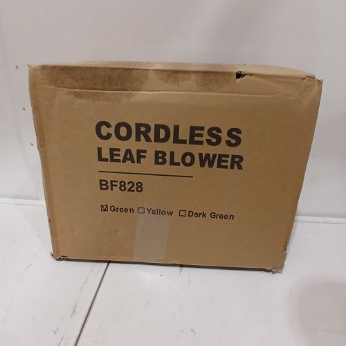 LAAPEE 21V CORDLESS HANDHELD LEAF BLOWER WITH X2 4.0AH BATTERIES & CHARGER - CARRY CASE INCLUDED - GREEN (MODEL: BF828) image 6