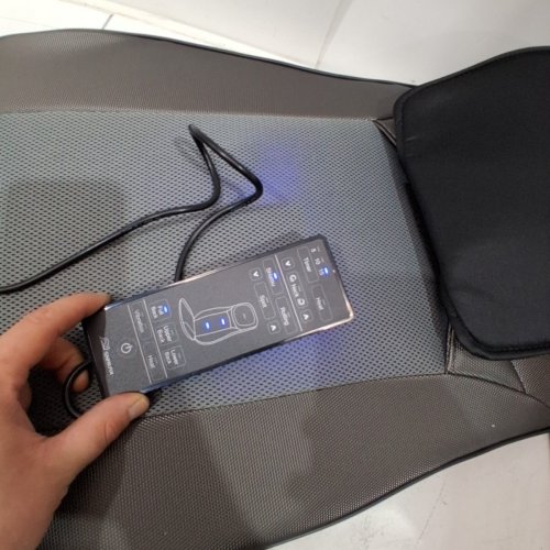SNAILAX SHIATSU NECK & BACK MASSAGER MASSAGE CHAIR PAD WITH HEAT - SL-233 image 2