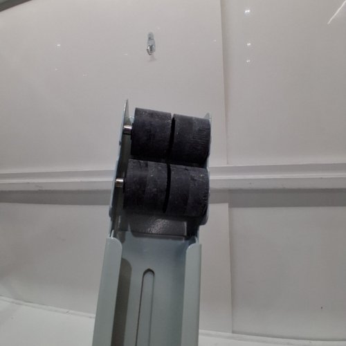 2PC VEVOR HEAVY DUTY FURNITURE/ APPLIANCES ROLLERS - 660LBS TOTAL CAPACITY - GREY (MODEL: Y13) image 3