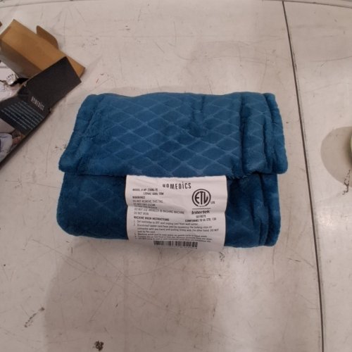 HOMEDICS WEIGHTED HEATING PAD - 12" X 24" - 3.5 LBS - BLUE (MODEL: HP-23DKJ-TE) image 3
