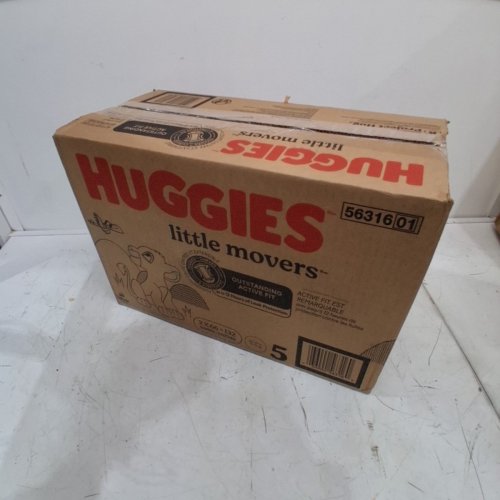132PK HUGGIES LITTLE MOVERS DIAPERS - SIZE 5 (25-37LB) image 2