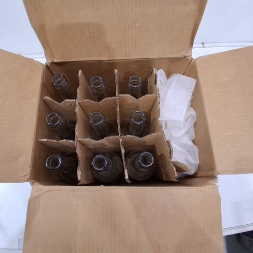 9PK CLEAR GLASS BOTTLES - 750 ML - CLEAR (MODEL: CW-028 L) image 4