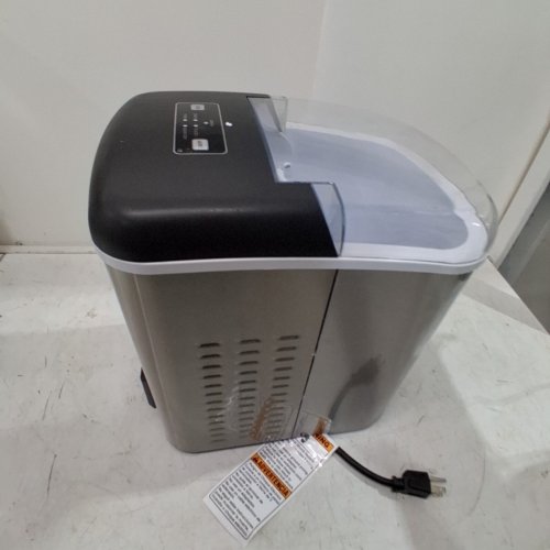 WHIRLPOOL COUNTERTOP ICE MAKER - 26 LBS - STAINLESS STEEL (MODEL: WHCI26BSA3A) image 7