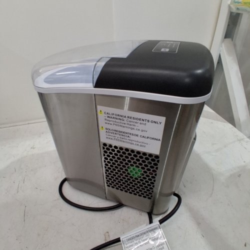 WHIRLPOOL COUNTERTOP ICE MAKER - 26 LBS - STAINLESS STEEL (MODEL: WHCI26BSA3A) image 9