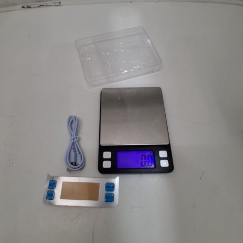 BOMATA SMALL DIGITAL SCALE - 0.0G/1KG - DARK GREY (MODEL: BS2000) image 4