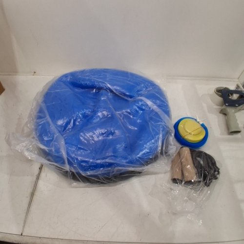 HALF EXERCISE BALANCE BALL TRAINER - 23" - BLUE image 2