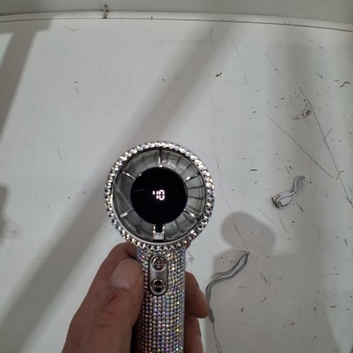 PORTABLE HANDHELD MINI FAN WITH ADJUSTABLE SPEEDS - SILVER image 2