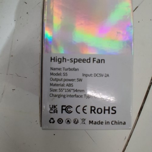 PORTABLE HANDHELD MINI FAN WITH ADJUSTABLE SPEEDS - SILVER image 3