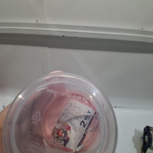 DOUBLE LAYER AIRTIGHT FOOD PREP CONTAINER - 700ML TOTAL - PINK image 2