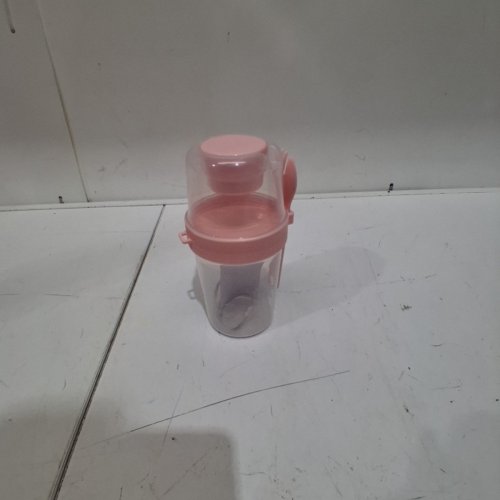 DOUBLE LAYER AIRTIGHT FOOD PREP CONTAINER - 700ML TOTAL - PINK image 3