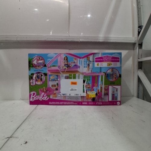 25+PC BARBIE MALIBU DOLL HOUSE PLAYSET (MODEL: FXG57-9564) image 3