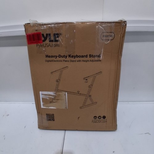 PYLE HEAVY DUTY FOLDING REINFORCED Z KEYBOARD STAND, FITS 54-88 KEY ELECTRIC PIANOS (MODEL:PKST38) image 4