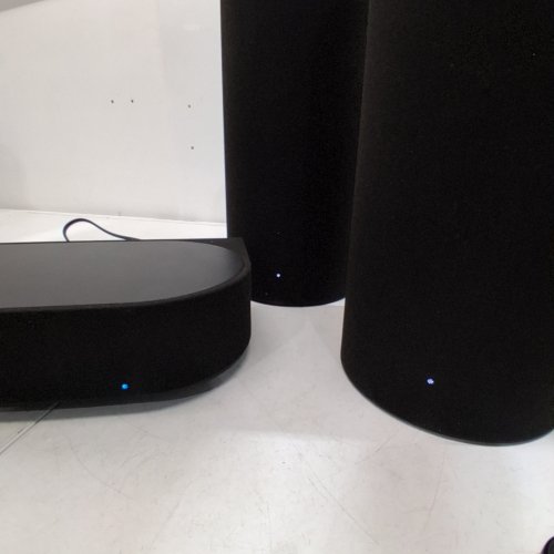 SONY BRAVIA THEATRE TRIO 3-UNIT HOME THEATRE AUDIO | 2 WIRELESS FRONT SPEAKERS AND SOUNDBAR , DOLBY ATMOS & DTS:X SURROUND SOUND | CENTER CHANNEL FOR CLEAR DIALOGUE, 360 SPATIAL SOUND MAPPING - BLACK - (MODEL:HTA8.UC2) image 4