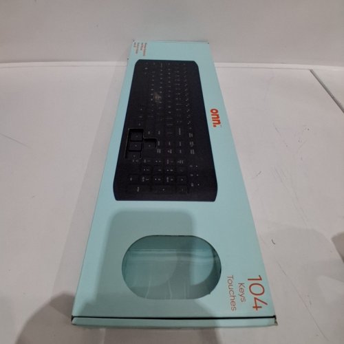 ONN. WIRELESS KEYBOARD - BLACK (MODEL: 100009054) image 8