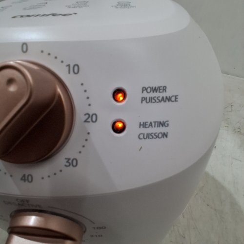 COMFEE COMPACT AIR FRYER WITH 12 MENU OPTIONS, ADJUSTABLE TIMER & TEMPERATURE CONTROL - 2.1QT - WHITE (MODEL: CAF201B0BPW) image 2
