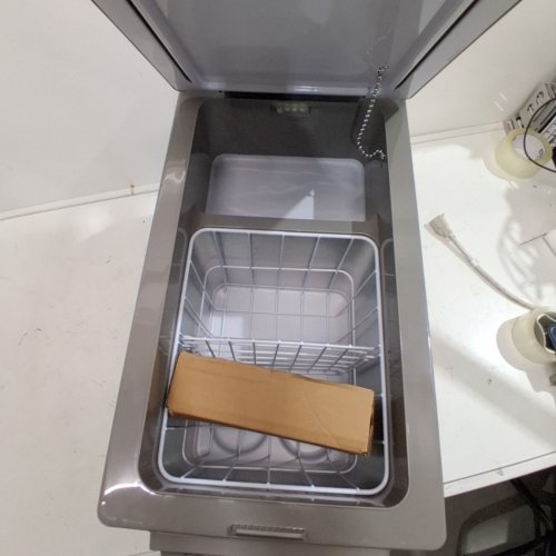 EUHOMY PORTABLE ELECTRIC CAR REFRIGERATOR, APP CONTROL, 12V / -4℉~68℉ WITH 12/24V DC & 110-240V AC - 35L - 27.5" X 15.0" X 13.6" - BLACK/GREY (MODEL: CF-35) image 6