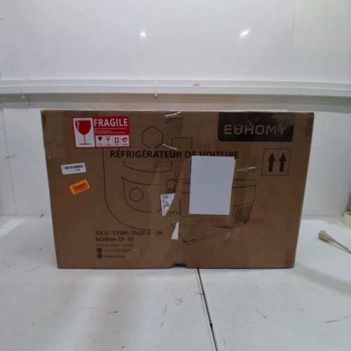 EUHOMY PORTABLE ELECTRIC CAR REFRIGERATOR, APP CONTROL, 12V / -4℉~68℉ WITH 12/24V DC & 110-240V AC - 35L - 27.5" X 15.0" X 13.6" - BLACK/GREY (MODEL: CF-35) image 7