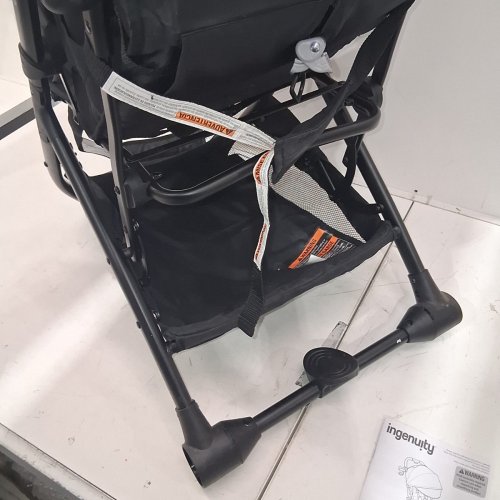 SUMMER BY INGENUITY 3DQUICKCLOSE CS+ COMPACT ONE TOUCH FOLDING STROLLER - 50LBS MAX/CAP - GREY / BLACK (MODEL: 31900-090) image 7