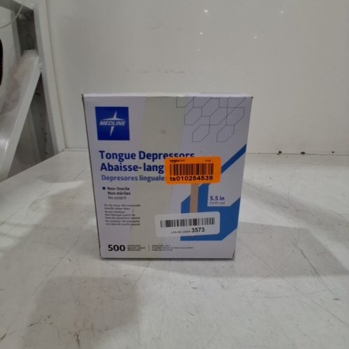 500PK MEDLINE NON-STERILE TONGUE DEPRESSORS - 5.5" - NATURAL WOOD (MODEL: MDS202070) image 2