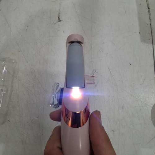 FINISHING TOUCH FLAWLESS RECHARGEABLE ELECTRIC FOOT GRINDER - PINK image 2