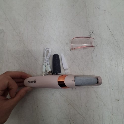 FINISHING TOUCH FLAWLESS RECHARGEABLE ELECTRIC FOOT GRINDER - PINK image 3