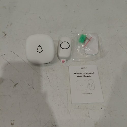 SECRUI WIRELESS DOORBELL WITH 1000FT OPERATING RANGE - WHITE - (MODEL:M520+F55) image 2