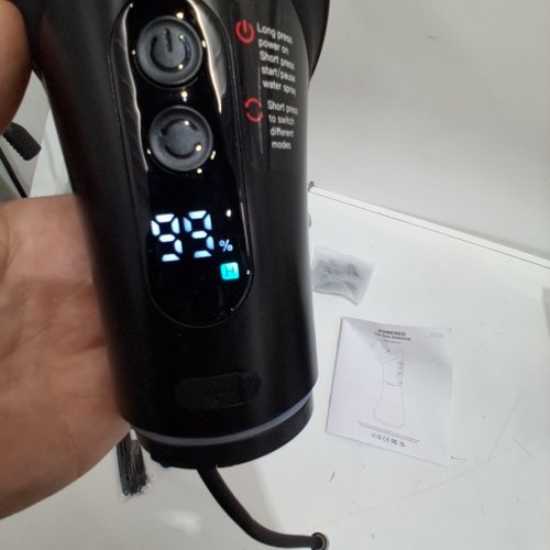 EAR WAX REMOVAL WITH LED DISPLAY WITH 3 PRESSURE MODES - BLACK (MODEL: E80-C) image 2
