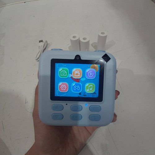 KID'S DIGITAL TOY CAMERA WITH INSTANT PRINT PHOTO & 1080P HD VIDEO - BLUE (MODEL: P79) image 2