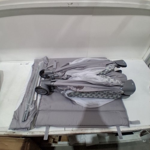 LIVINGBASICS PORTABLE BABY PLAYARD AND CHANGING TABLE - 33LBS MAX - GREY (MODEL: LB-BB-P613) image 2