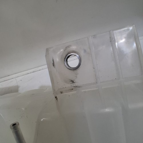 HEAVY DUTY COOLANT OVERFLOW RESERVOIR TANK - FOR KENWORTH & PETERBILT MODELS - CLEAR (MODEL: 603-5403) image 4