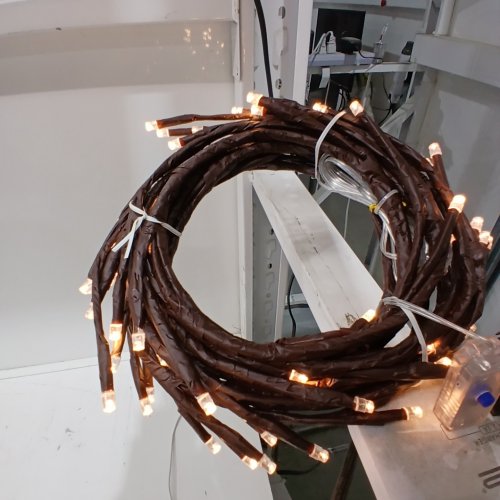 ENCHANTED WILLOW BRANCH VINE LIGHTS DECOR WITH REMOTE - 96 LIGHT - BROWN /WARM WHITE image 2
