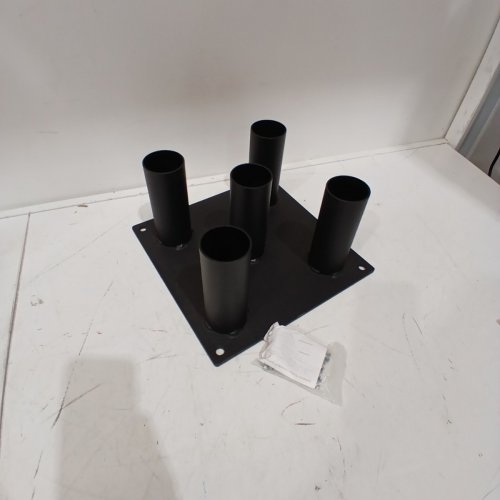 SYNERGEE VERTICAL 5 BARBELL HOLDER - 12" - BLACK - (MODEL:V2-BARRACK-5) image 3