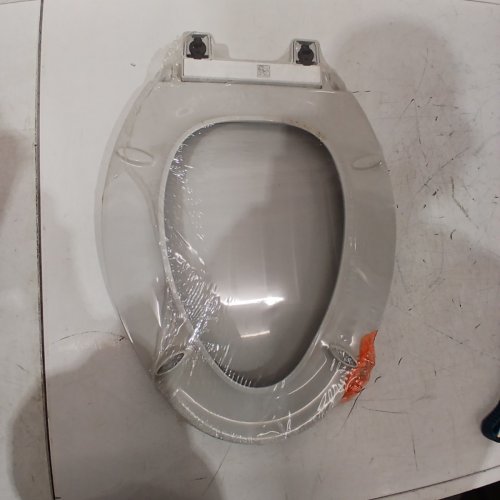 KOHLER CACHET ELONGATED TOILET SEAT WITH QUIET CLOSE TECHNOLOGY - 18 5/8" X 14 3/16" - ICE GREY - (MODEL: 4636-RL-95) image 4