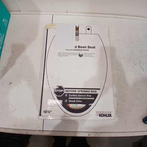 KOHLER CACHET ELONGATED TOILET SEAT WITH QUIET CLOSE TECHNOLOGY - 18 5/8" X 14 3/16" - ICE GREY - (MODEL: 4636-RL-95) image 5